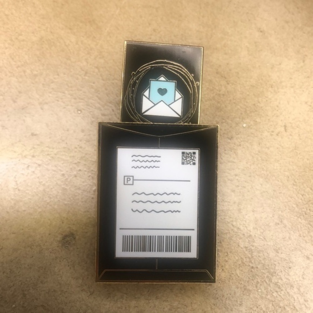 The Grey Muse Vintage tack pin letter/stamp motif